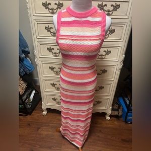 Vici Knit Stripe Dress